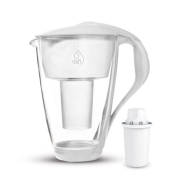 Sklenená fitlračná kanvica CRYSTAL LED 2 l CLASIC