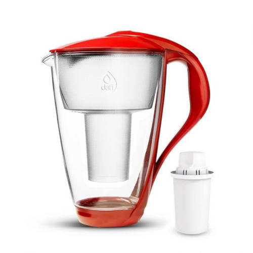 Sklenená fitlračná kanvica CRYSTAL LED 2 l CLASIC